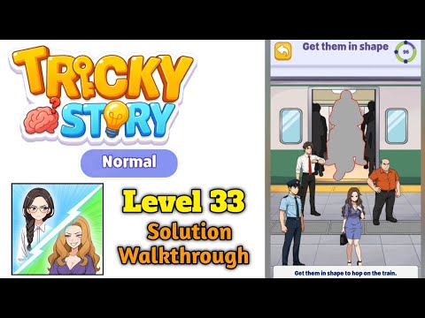 Tricky Normal Levels Level 33 Get them in shape solution screenshot