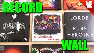 RECORD WALL: Build One CHEAP!