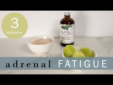 Holy Basil, Lime and Himalayan Salt Tonic for Adrenal Fatigue