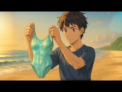 Swimsuit Erases His Past: Gender Swap | Tg Tf | Body Swap | Gender Bender | Tg Caption