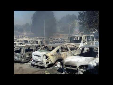 Imagens do Incendio do Festival de Musica Andanças 2016