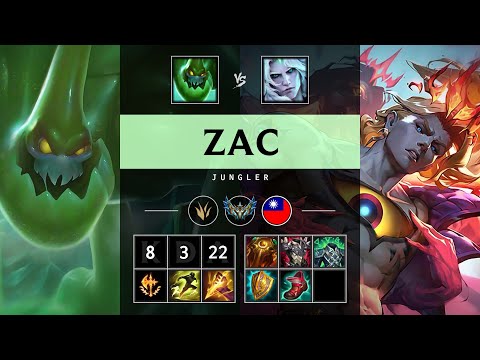 Zac Jungle vs Viego - TW Challenger Patch 25.08