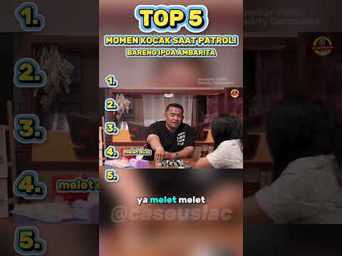 Top 5 Momen Kocak Saat Patroli Bareng Ipda Ambarita!!