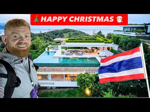 Christmas Day villa party in Thailand 🇹🇭🎄🕺🏻