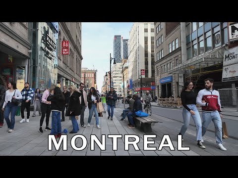 Montreal, Quebec Downtown Walking Tour - April 2024