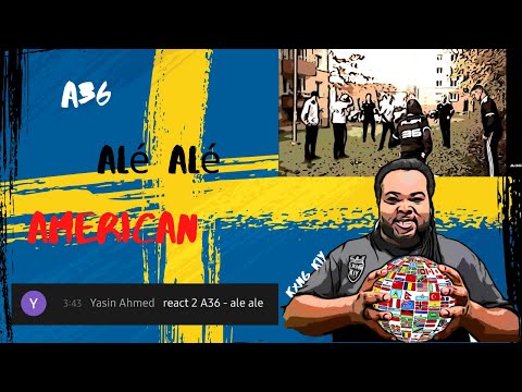 American React to Swedish Rap | A36 - Alé Alé (Officiel video)