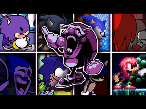 Endless D-sides but Different Sonic Characters Sings 🐱(D-sides) - FNF Cover