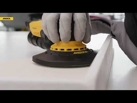 Sanding corners and edges safer with the new Edge Protector for Mirka® DEROS