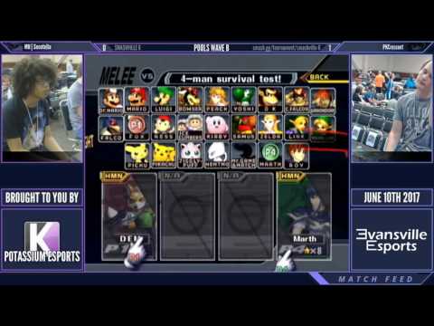 SV6 [Melee] - MH | Snootella (Fox) vs PKCrescent (Marth) - POOLS WAVE B