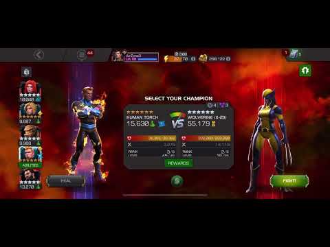 6 Star Rank 3 Human Torch in Act 6.4.5 Amazing Damage Output!!