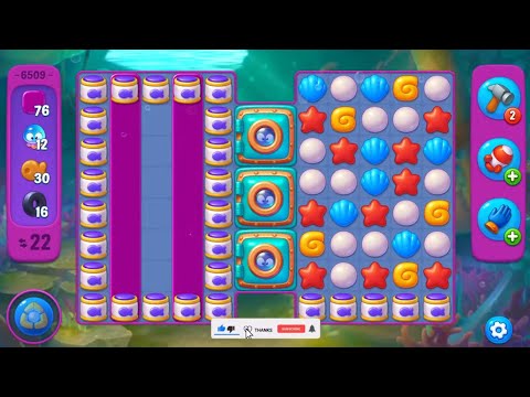 Fishdom lvl 6502-6509🔥Gameplay #597
