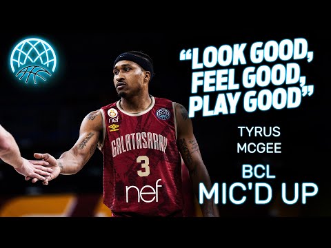 "OH NO, OH NO!" | Mic'd up Moments with Tyrus McGee - Galatasaray Nef | 🇬🇧 EN Subs | BCL 2022/23