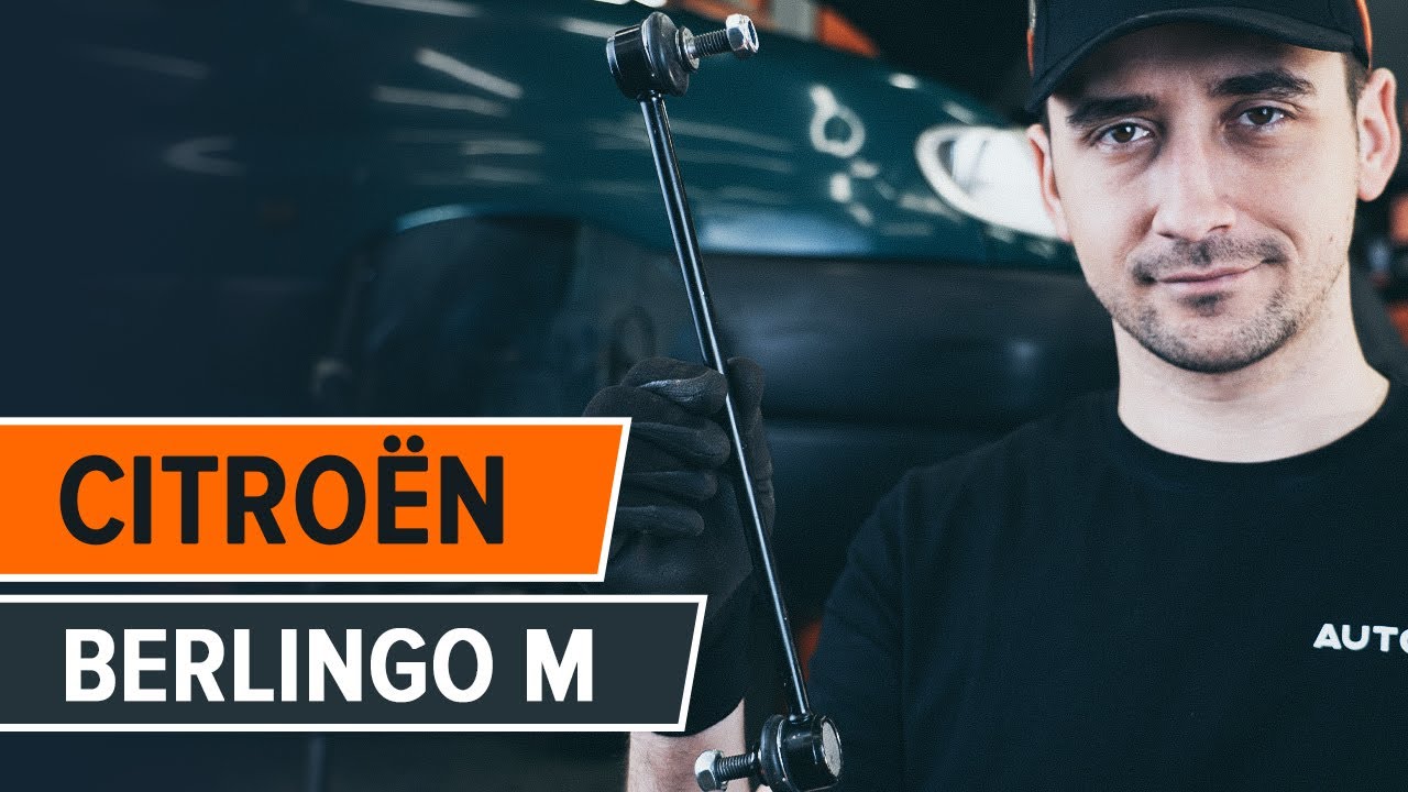 Kuidas vahetada Citroën Berlingo M esi-stabilisaatori varras – õpetus