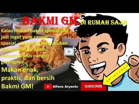 Bakmi GM MIE AYAM Incrível kalau saya boleh como gênero bakmi ini bakmi yg lahir dari jakarta
