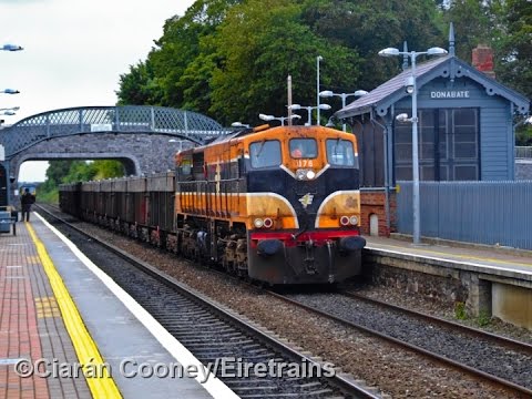 Irish Rail 071 Class - Tara and Cement trains - Donabate - Malahide