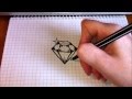 Простые рисунки #89 Как нарисовать Бриллиант 