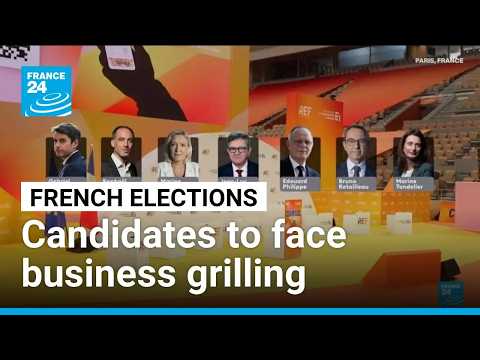 Presidential candidates to be grilled on economy at French business summit