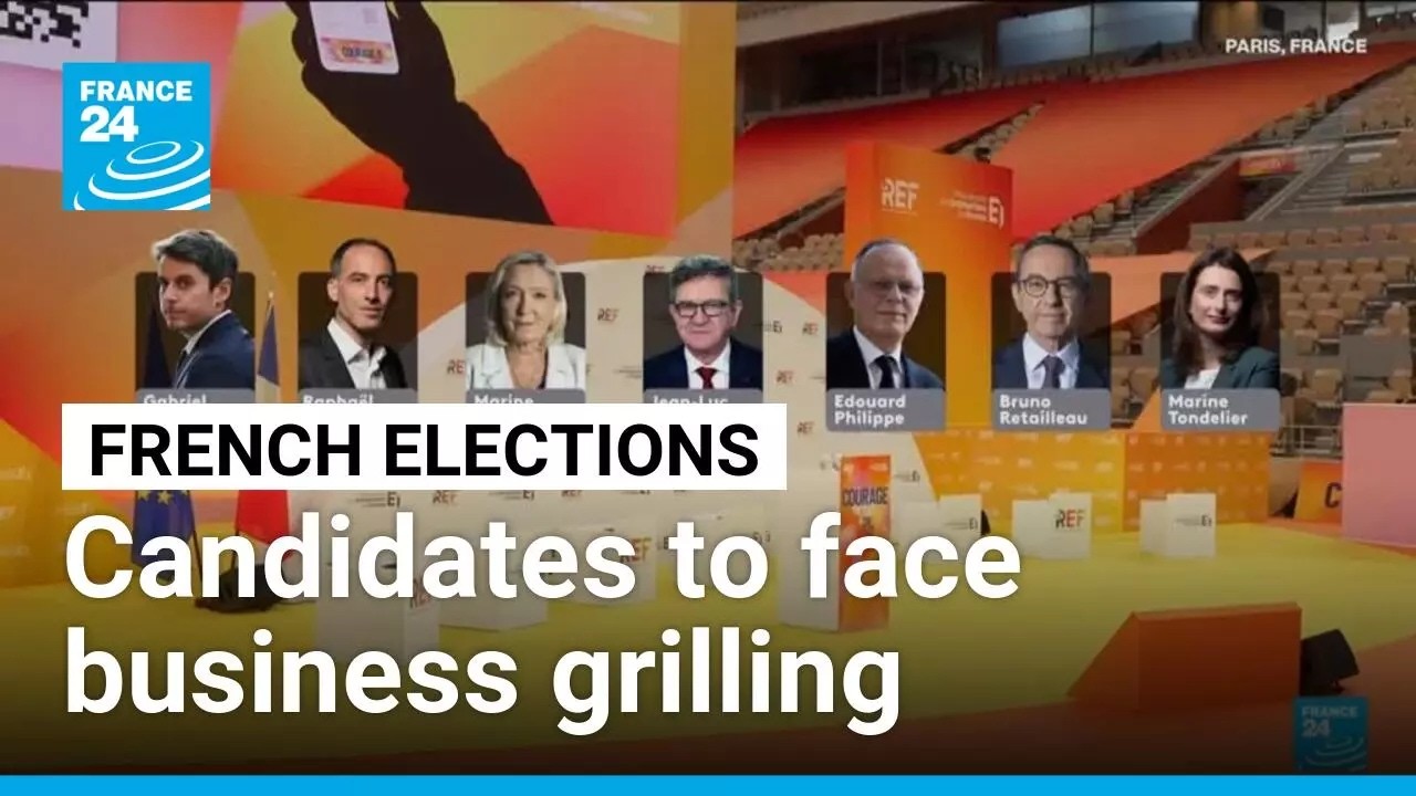 Presidential candidates to be grilled on economy at French business summit • FRANCE 24 English