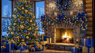 Christmas Relaxing Music ❄️ Fantasy Royal Golden Blue Dream