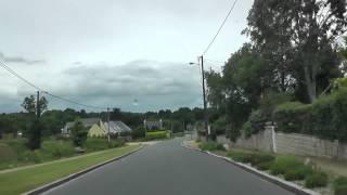 preview picture of video 'Driving Along Rue Alexis le Cuziat (D88), Plounévez-Moëdec, Côtes d'Armor, Brittany, France'