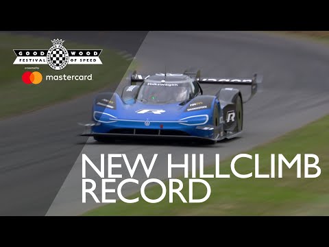 グッドウッドFOS フォルクスワーゲンID.Rのコースレコード記録