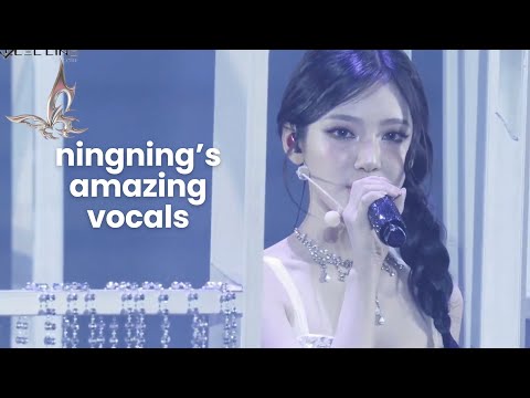 ningning's amazing vocals