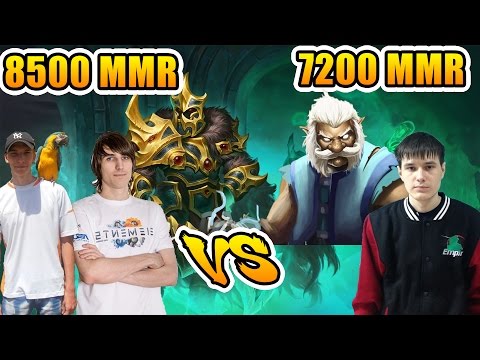 BadMan & Illidan [WK & ZEUS] vs NoFear & Solo & Niqua Dota 2 - Ranked Mach - 8K vs 7K MMR