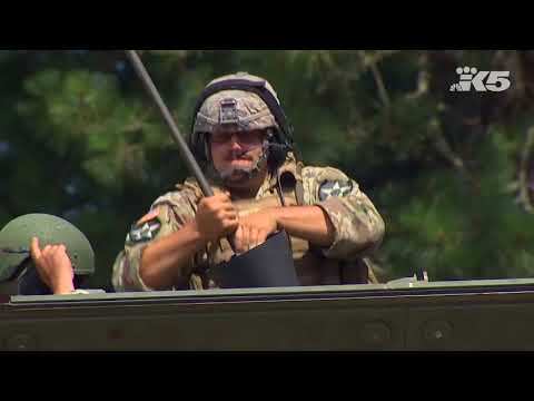 Extended: Washington National Guard trains with new weapons