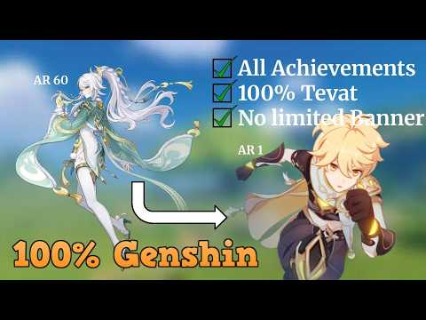 I Started Genshin Over As A COMPLETIONIST