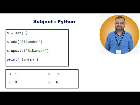 Python Set Tutorial Add Vs Update Method