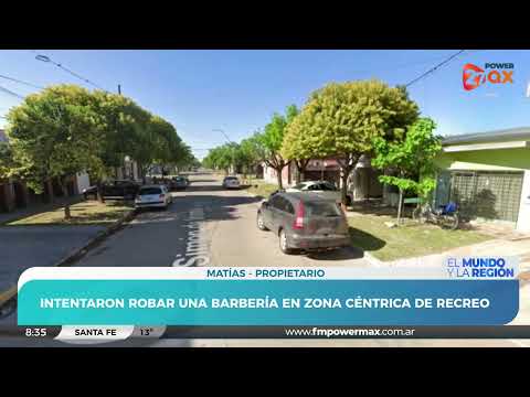 Intentaron robar una barbería en zona céntrica de Recreo | Matías - Propietario