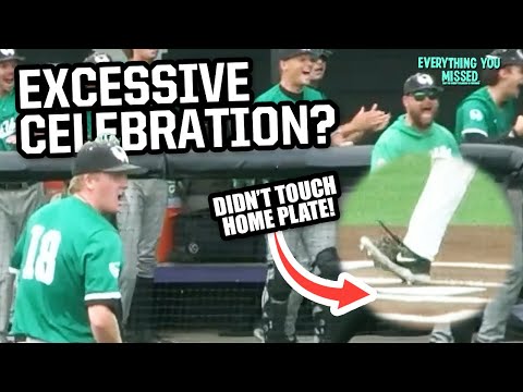 Pitcher celebrates after giving up home run | Things You Missed
