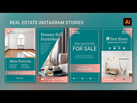 Business Workshop Instagram Story in Adobe Illustrator