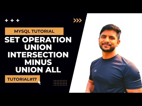 Set Operations in MySQL | MySQL Tutorial | In Hindi