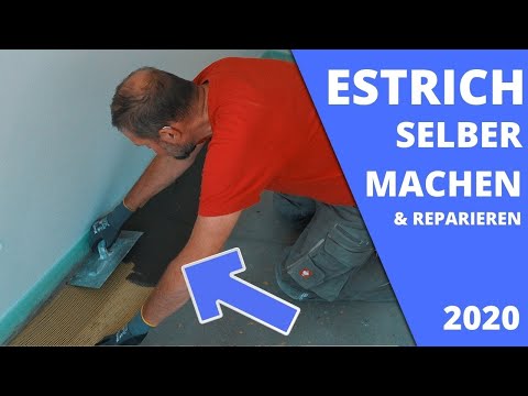 Repairing screed and doing it yourself (flooring) | The Renovation Hero 2020