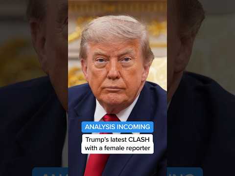Trump's latest CLASH with a female reporter