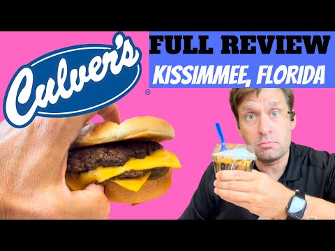 CULVER'S FULL REVIEW- Kissimmee Florida