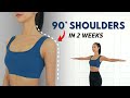 90° Lean Shoulders Workout - Get Beautiful Neck & Shoulders | No Equipment, Standing Only