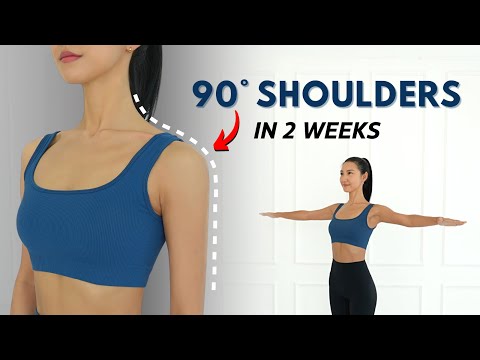 90° Lean Shoulders Workout - Tone Neck & Shoulders