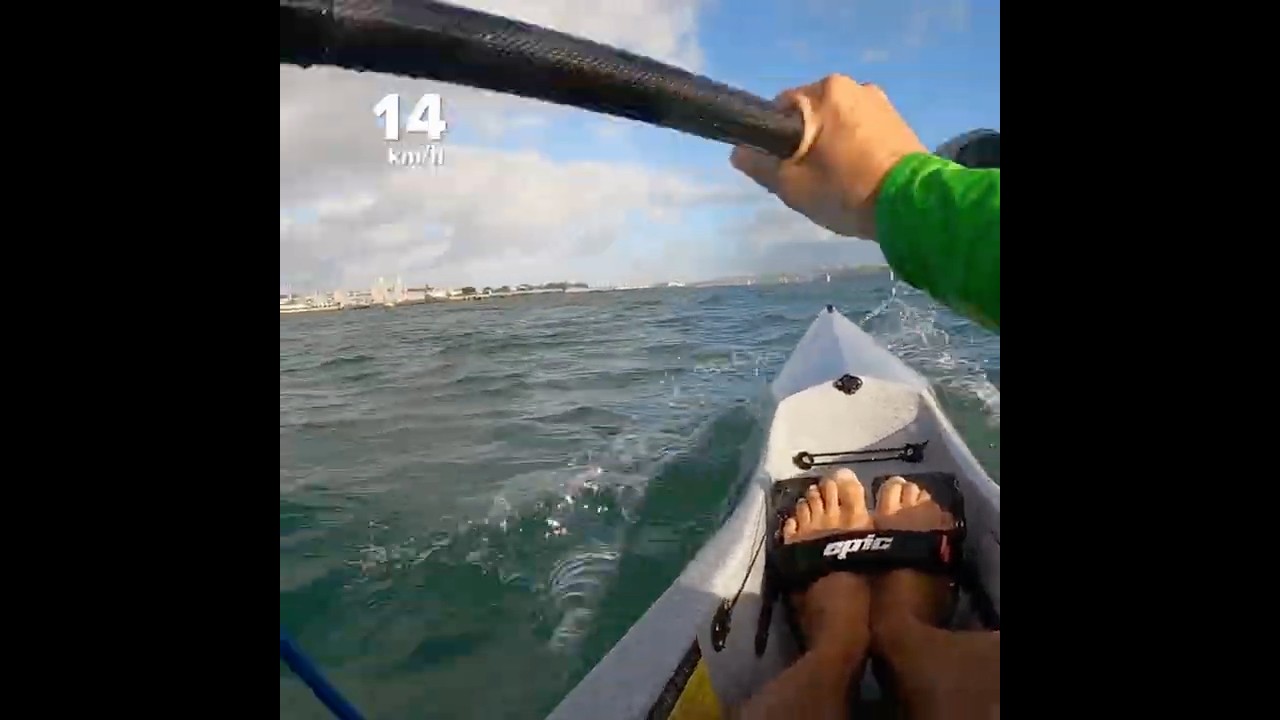 Epic surfski V7 #surfski #paddler #kayakingfun #gopro