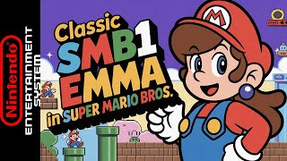 Classic SMB1 Emma In Super Mario Bros. | NES Romhack