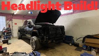 Building My 2024 Duramax Headlights! (Full Headlight Removal!)