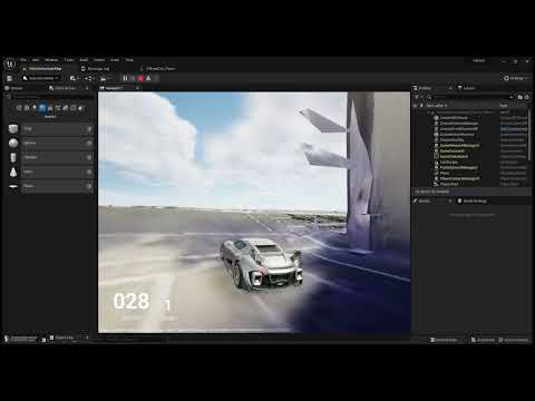 Driving thru Sydney with Google Photorealistic 3d tiles in UE Vehicle template via Cesium plugin