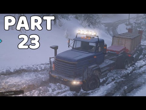 SnowRunner: Gameplay Part 23 - Drilling Parts Delivery [ 1440p 60FPS ]
