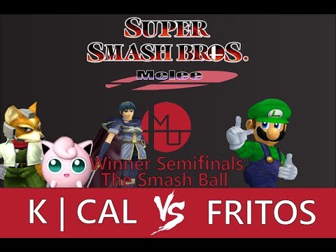 The Smash Ball: Melee Singles - K | Cal (Fox/Jigglypuff/Marth) vs. Fritos (Luigi)