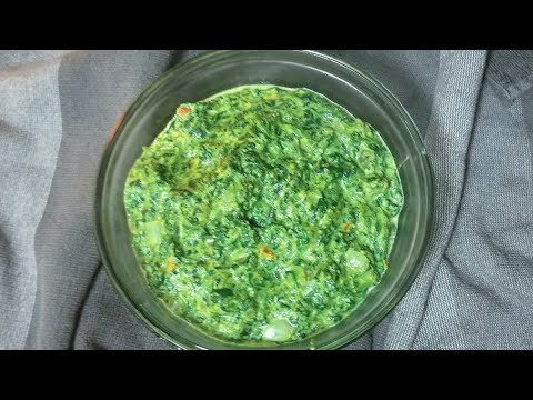 Zambian Recipe | Ifisashi | Baby Spinach W/ Peanut sauce