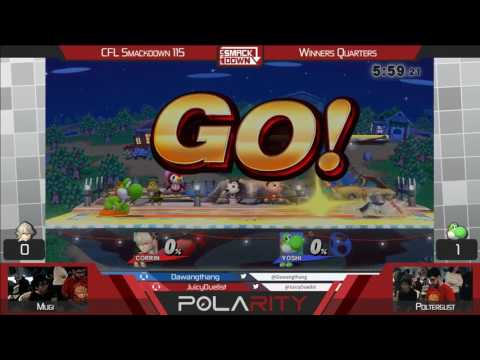 CFL Smackdown 115 WiiU - Mugi (Corrin) vs Poltergust (Yoshi) - Winners Quarters