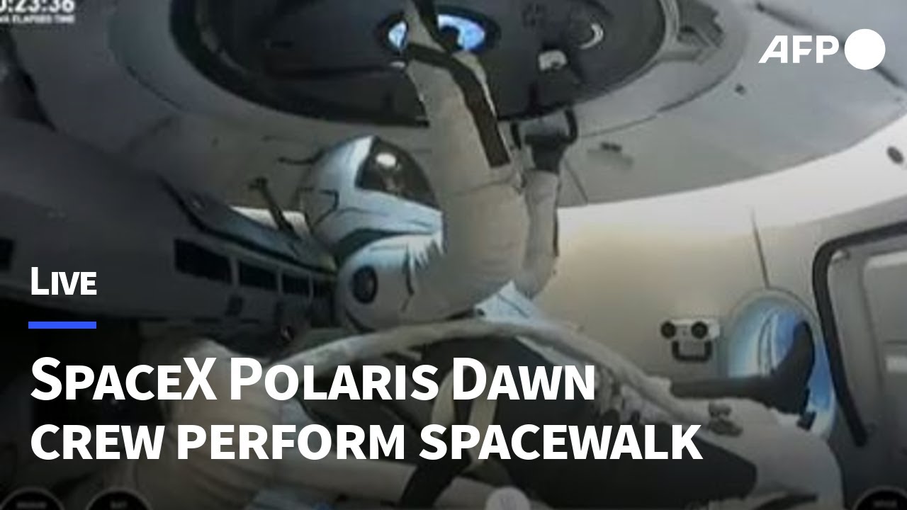 🔴LIVE: Polaris Dawn mission crew perform the first-ever private spacewalk