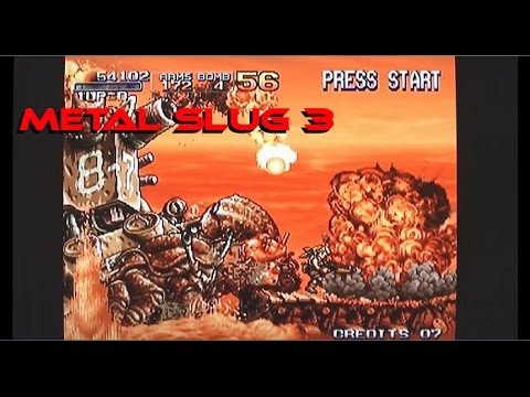 Metal Slug 3 playing on the Xbox