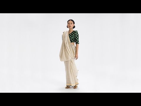 How To Drape a Sari: No. 33 Santhal Pargana Drape - Jharkhand, India